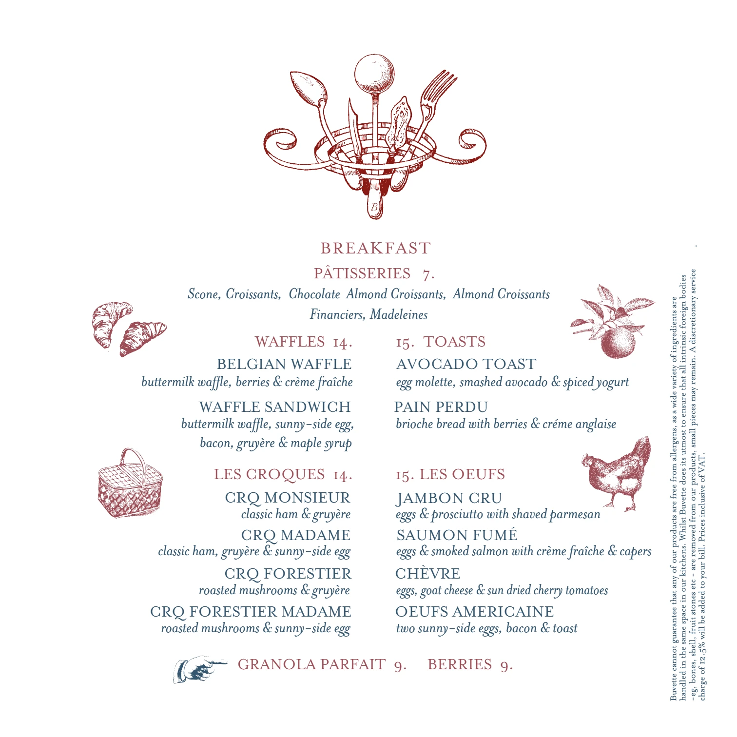 Menu Page 1