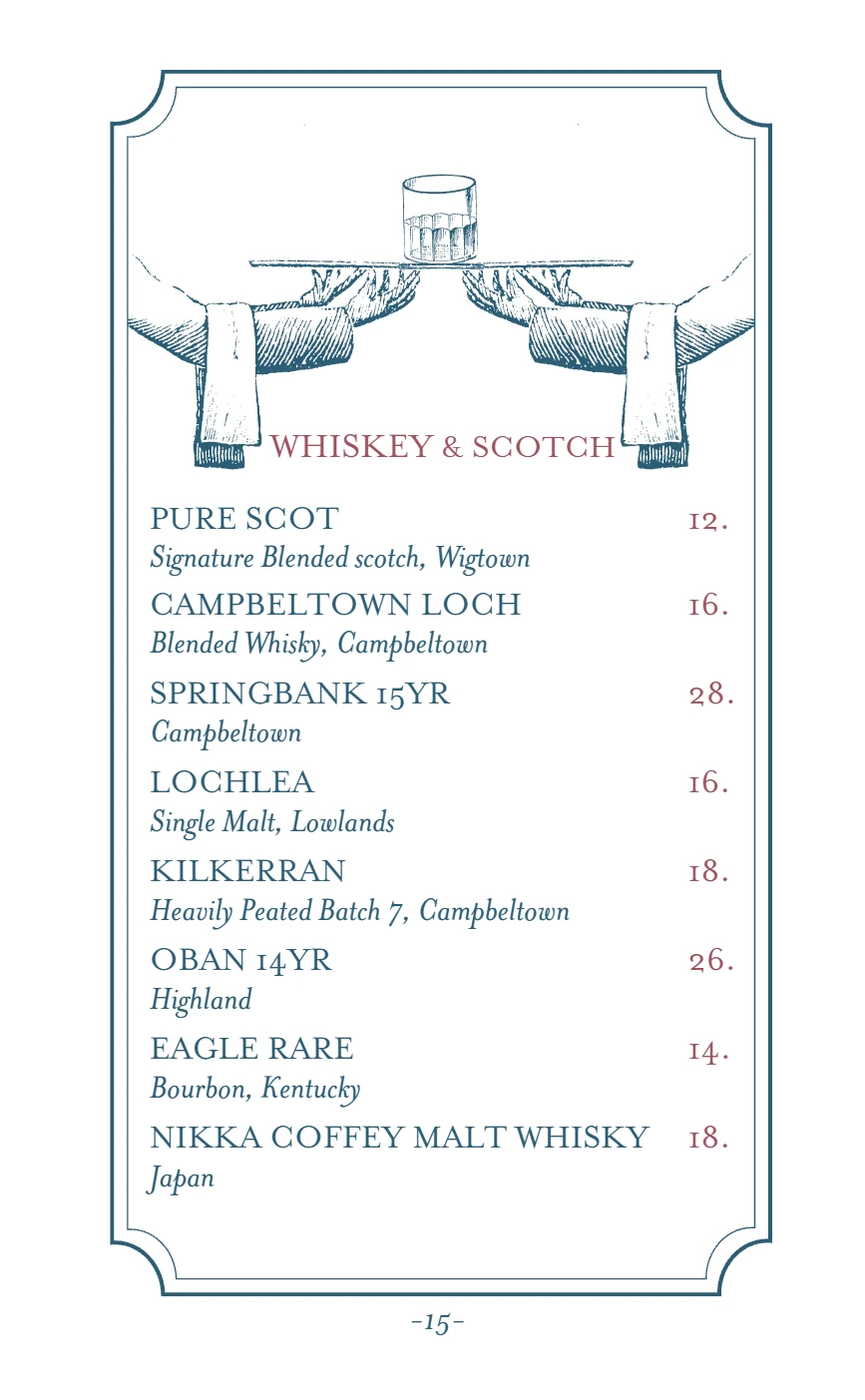 Menu Page 16