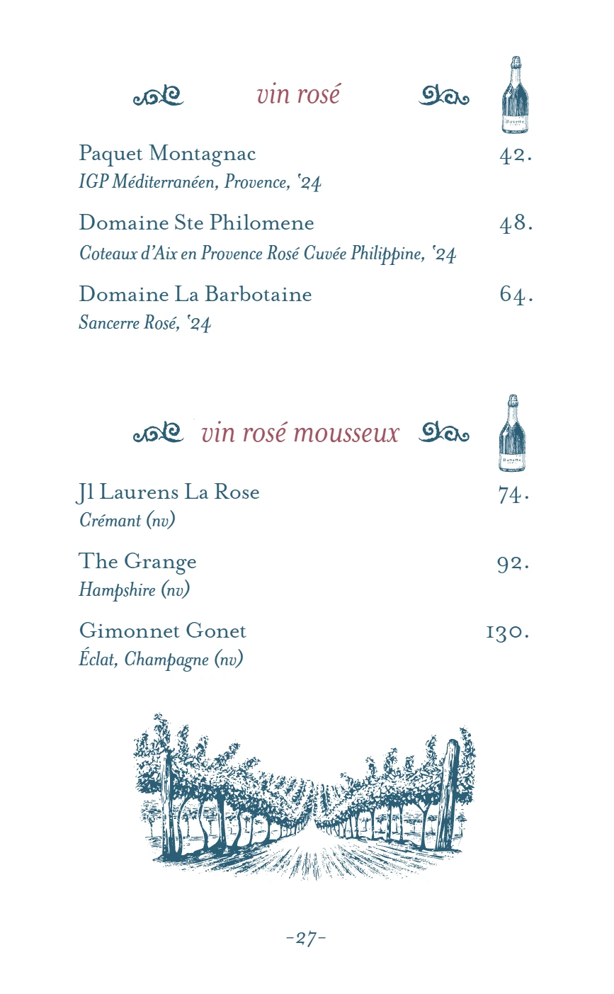 Menu Page 28