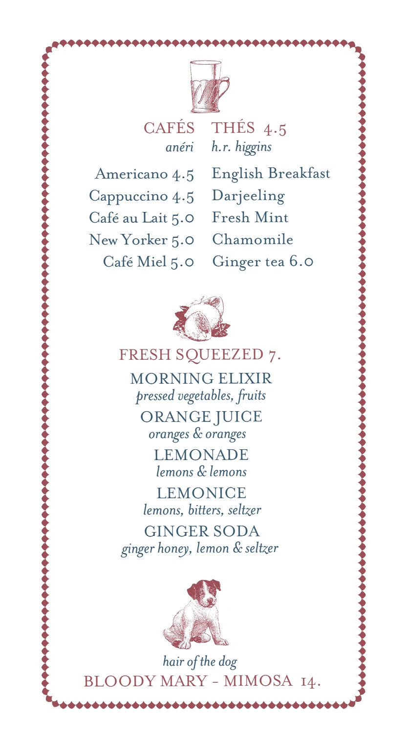 Menu Page 31